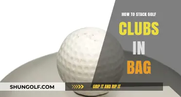 Mastering Golf Club Organization: Efficiently Stacking Clubs in Your Bag