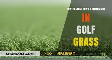 Secure Your Golf Hitting Mat: Easy Staking Tips for Grass