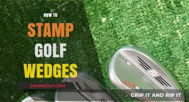 Stamping Golf Wedges: A Step-by-Step Guide