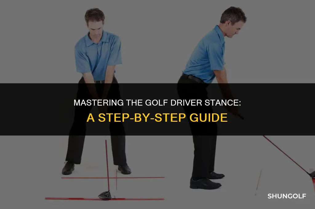 how to stand for a golf driver correctly