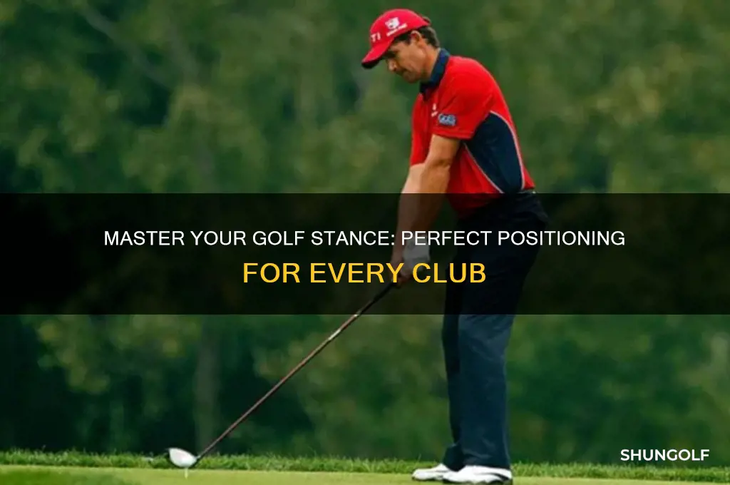 how to stand for each golf club