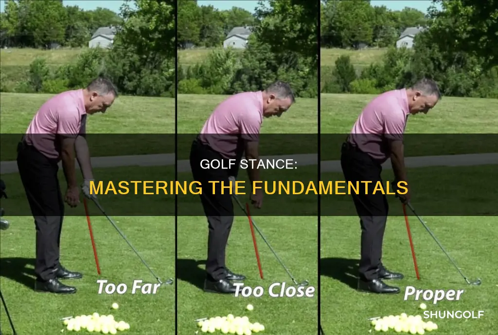 how to stand golf