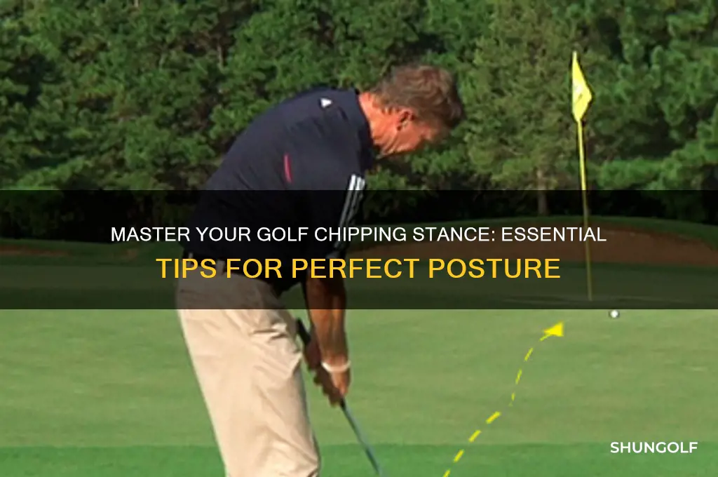 how to stand when chipping in golf
