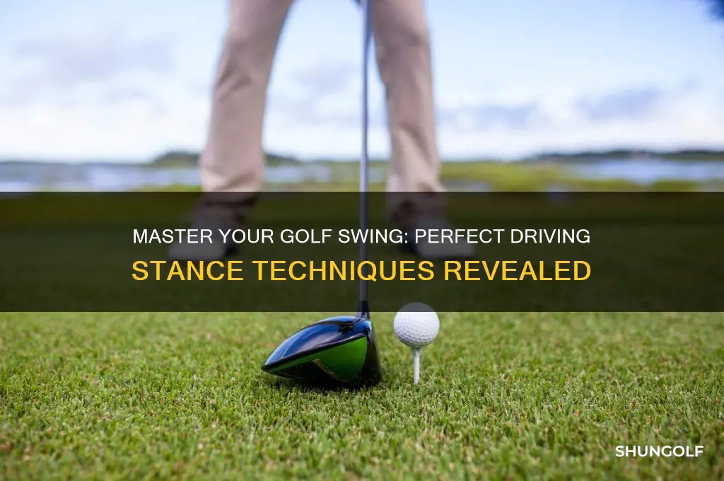 how to stand when driving in golf