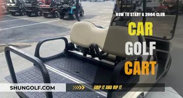 Starting Your 2004 Club Car Golf Cart: A Step-by-Step Guide