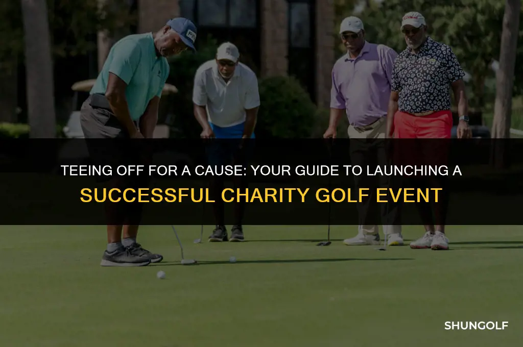 how to start a charity golf event