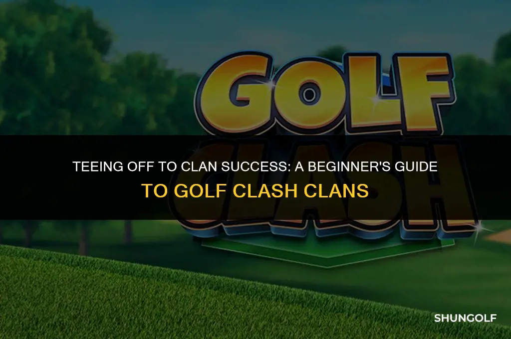how to start a clan in golf clash