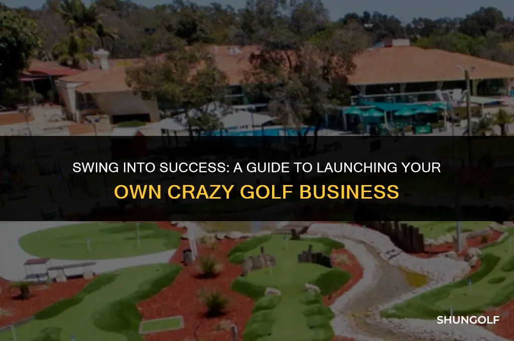 how to start a crazy golf business