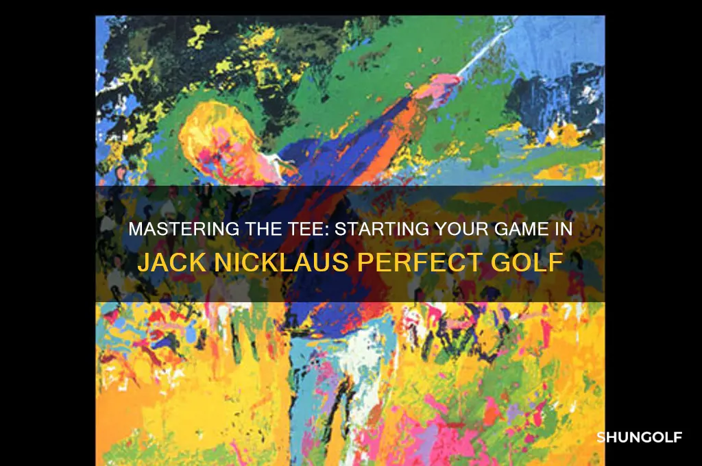 how to start a game in jack nicklaus perfect golf