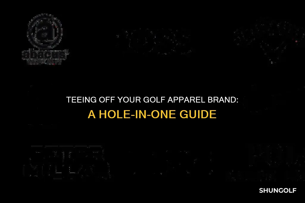 how to start a golf apparel brand