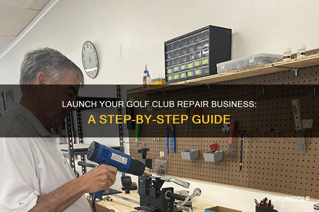 how to start a golf club repair business