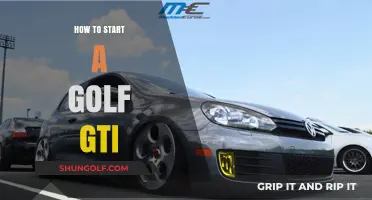 Rev Up Your Golf GTI: A Beginner's Guide to Starting Your Journey