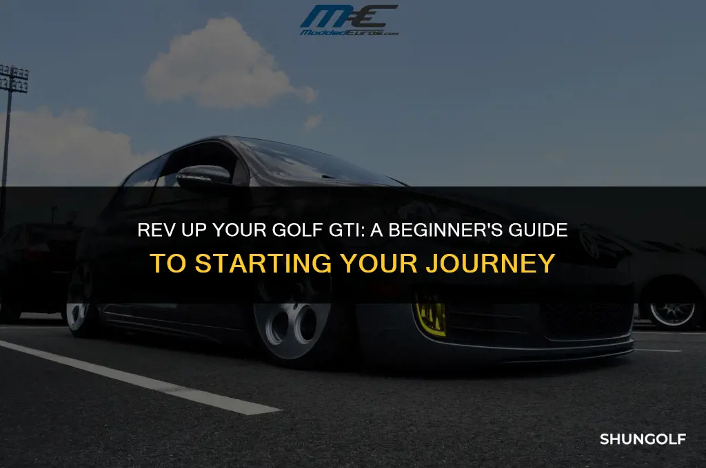 how to start a golf gti