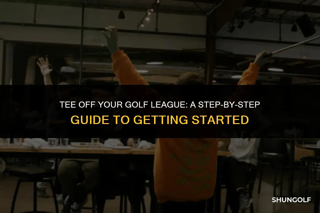 how to start a golf league