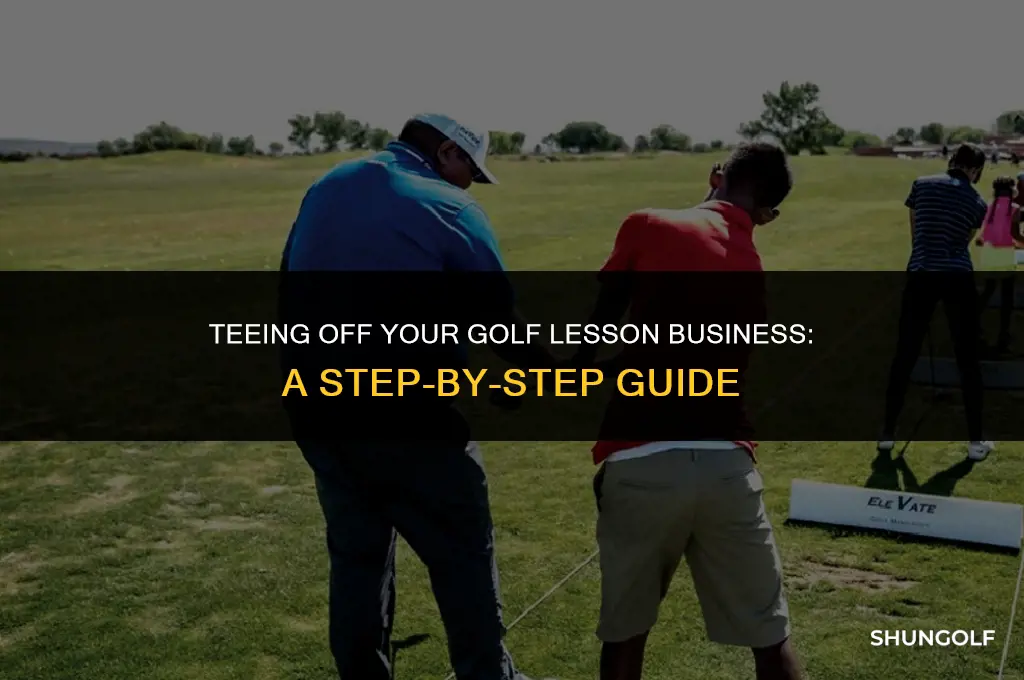 how to start a golf lesson business