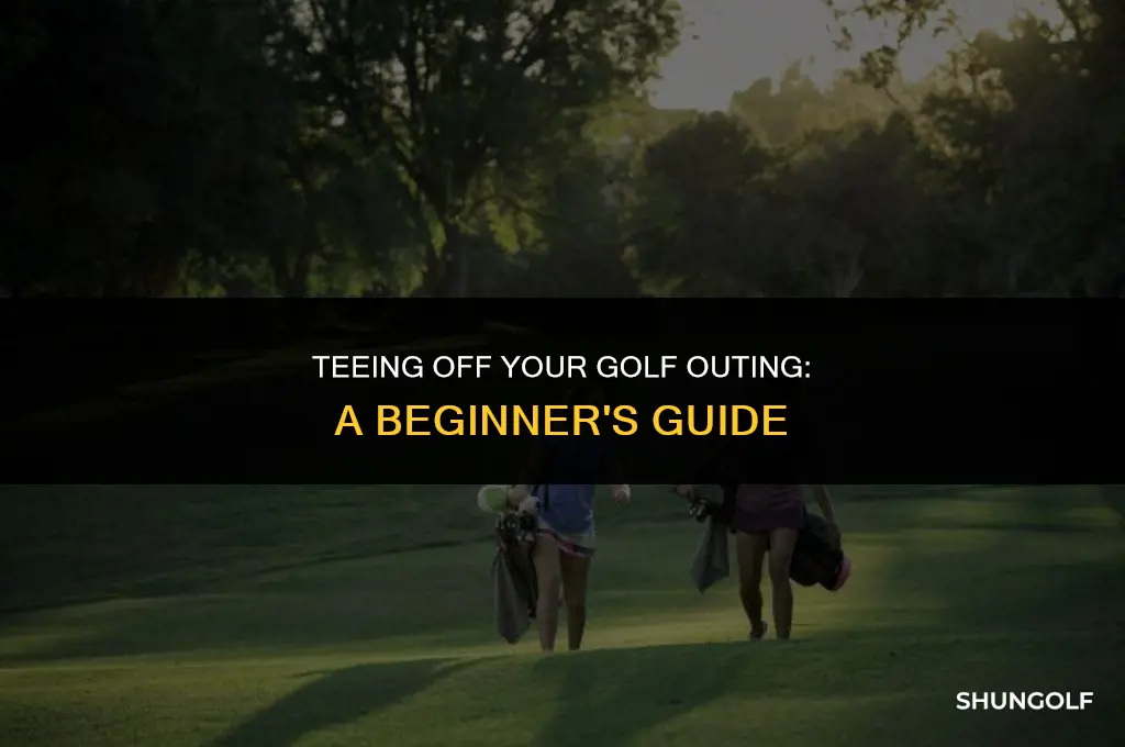 how to start a golf outing