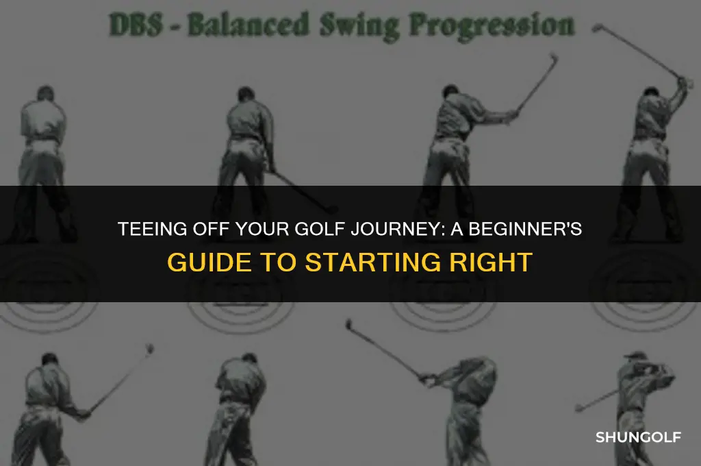 how to start a golf r