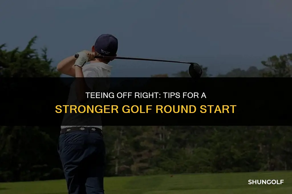 how to start a golf round better