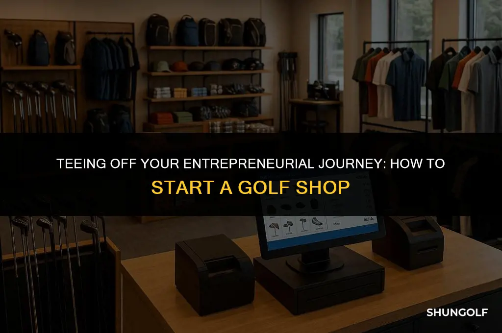 how to start a golf shop