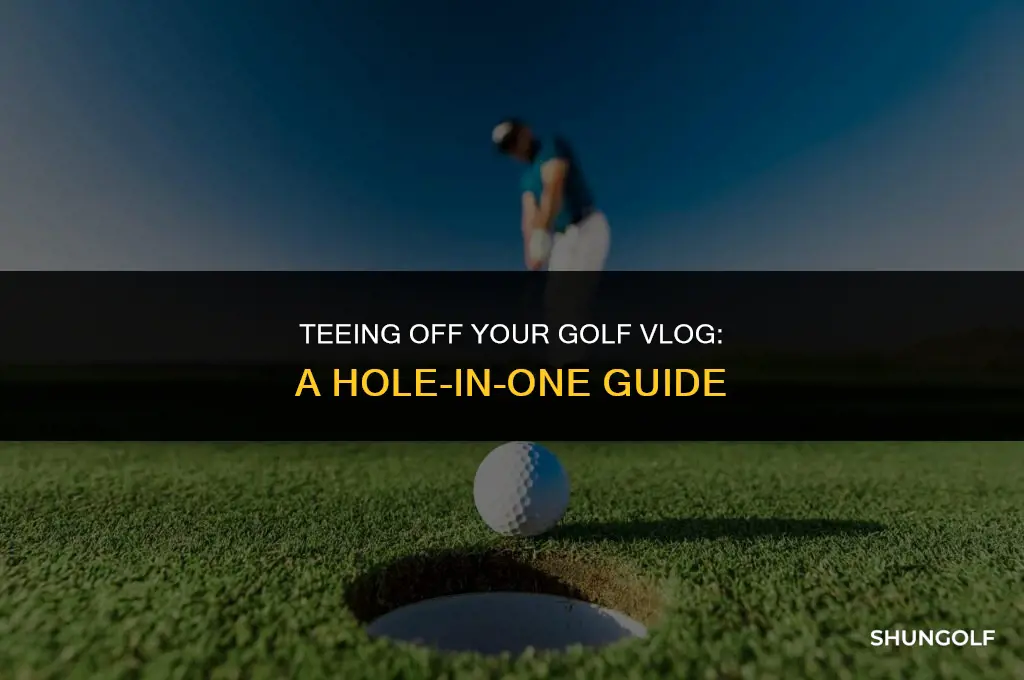 how to start a golf vlog