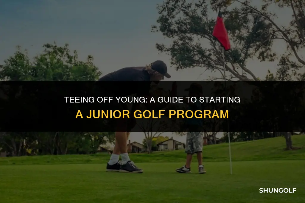 how to start a junior golf program