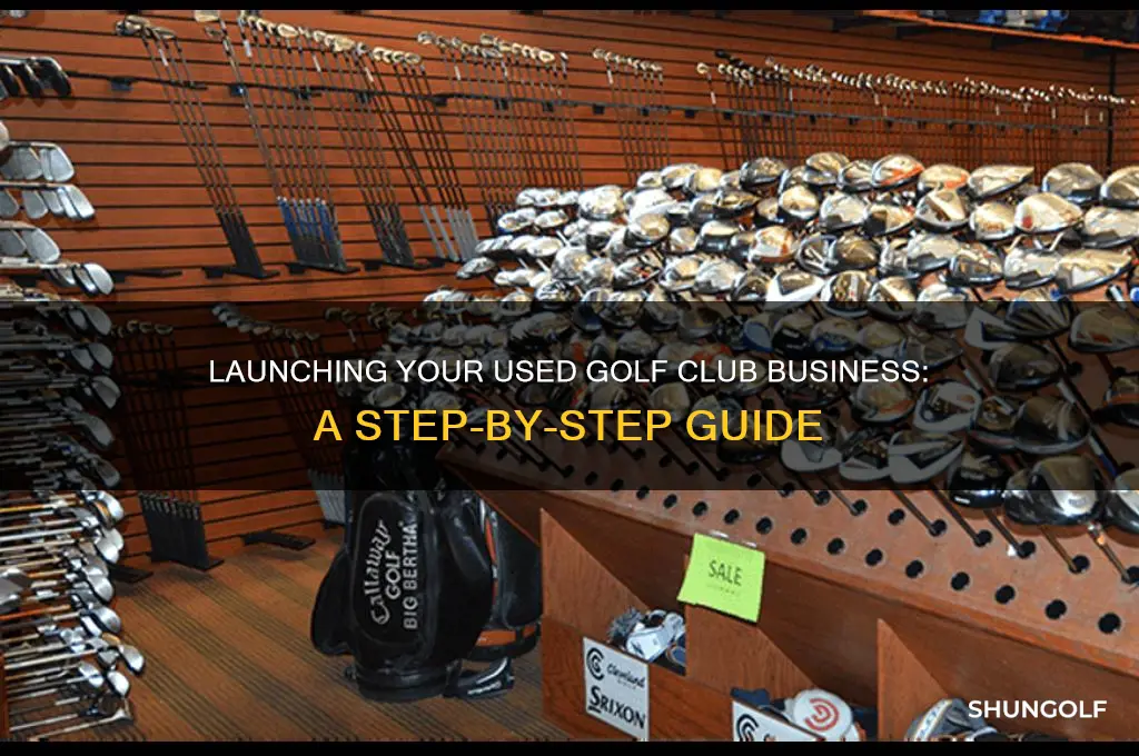 how to start a used golf club business