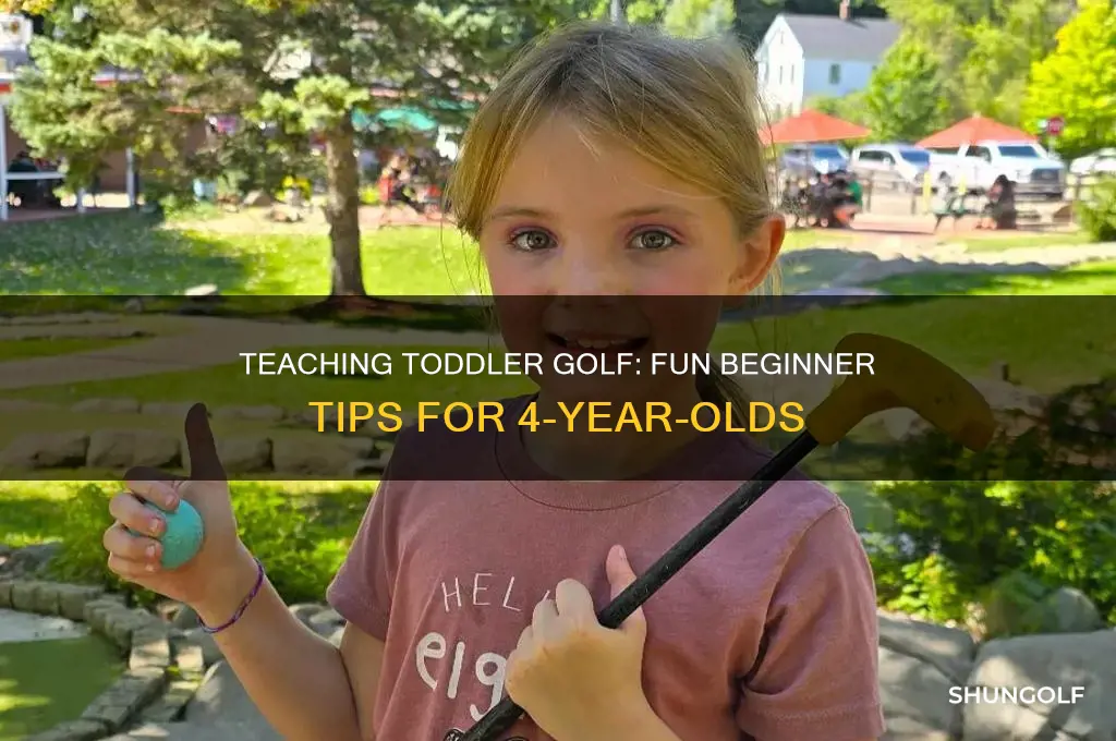 how to start teaching kids golf 4 year old