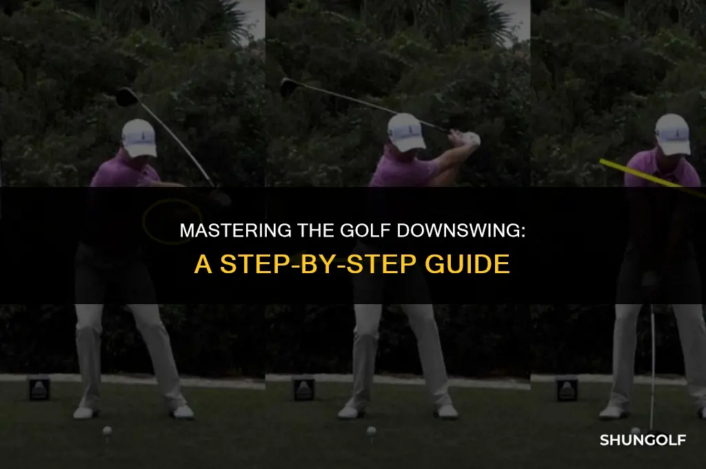 how to start the golf downswing