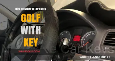 Igniting Your Journey: Starting a Volkswagen Golf with Key