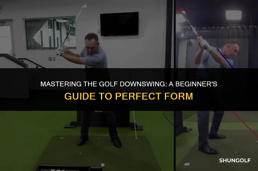 how to start your downswing golf lesson