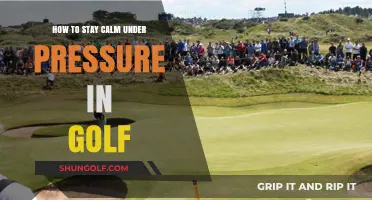 Mastering Golf Pressure: Strategies to Stay Calm and Focused