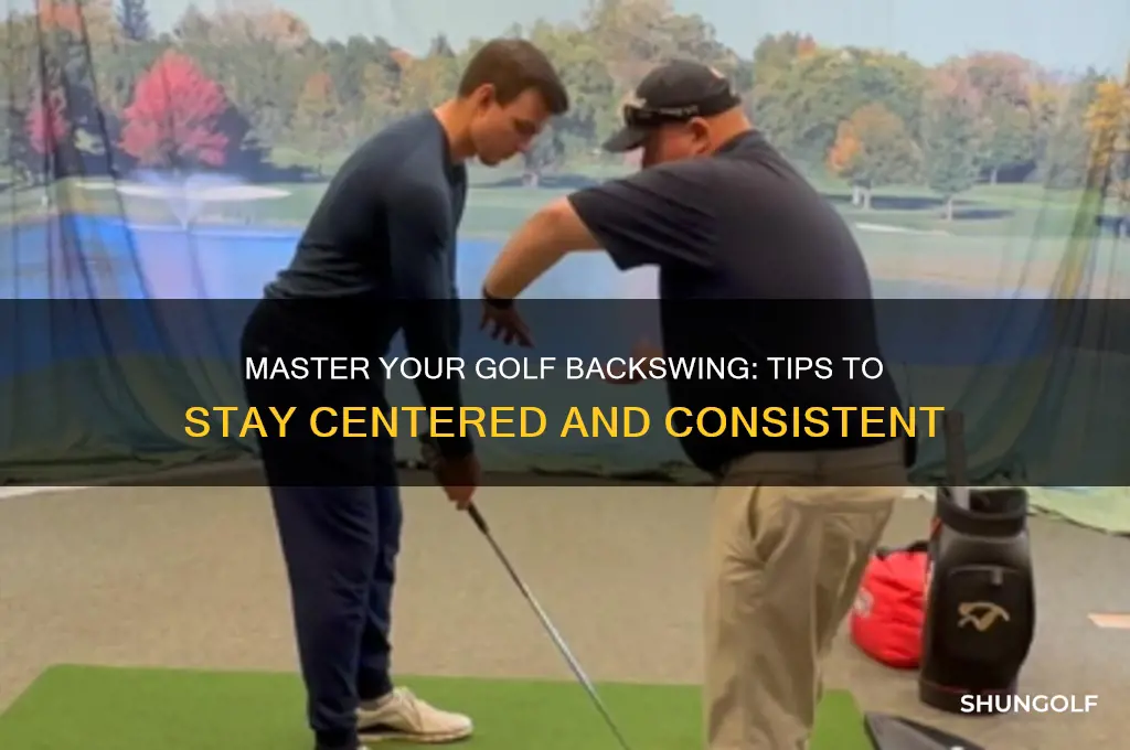 how to stay centered in backswing in golf