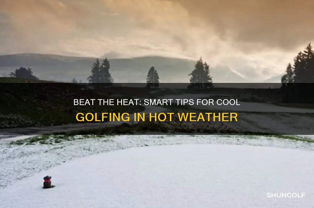 how to stay cool golfing in hot weather