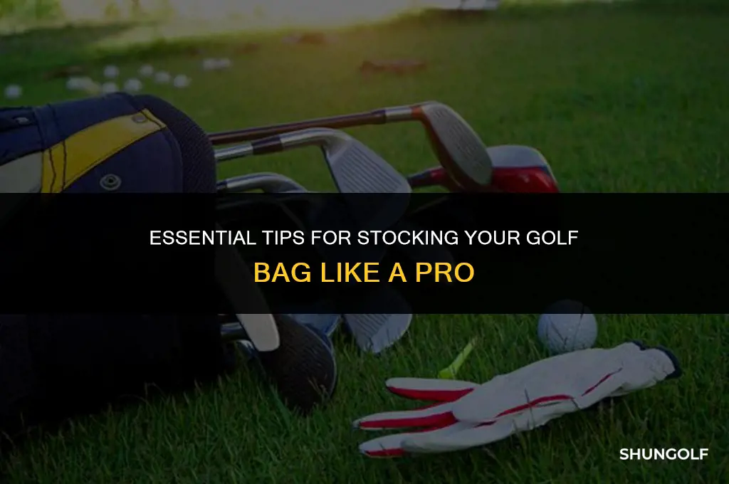 how to stock a golf bag