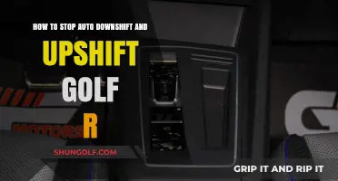Preventing Unwanted Gear Changes: Mastering Auto Downshift and Upshift in Your Golf R