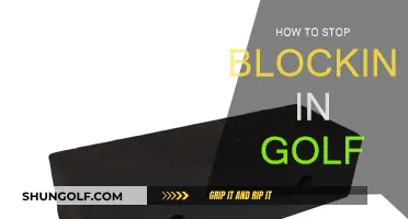 Golf: Unblock Your Swing with These Simple Tips