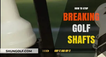 Preventing Golf Shaft Breakage: Tips and Techniques for Durability