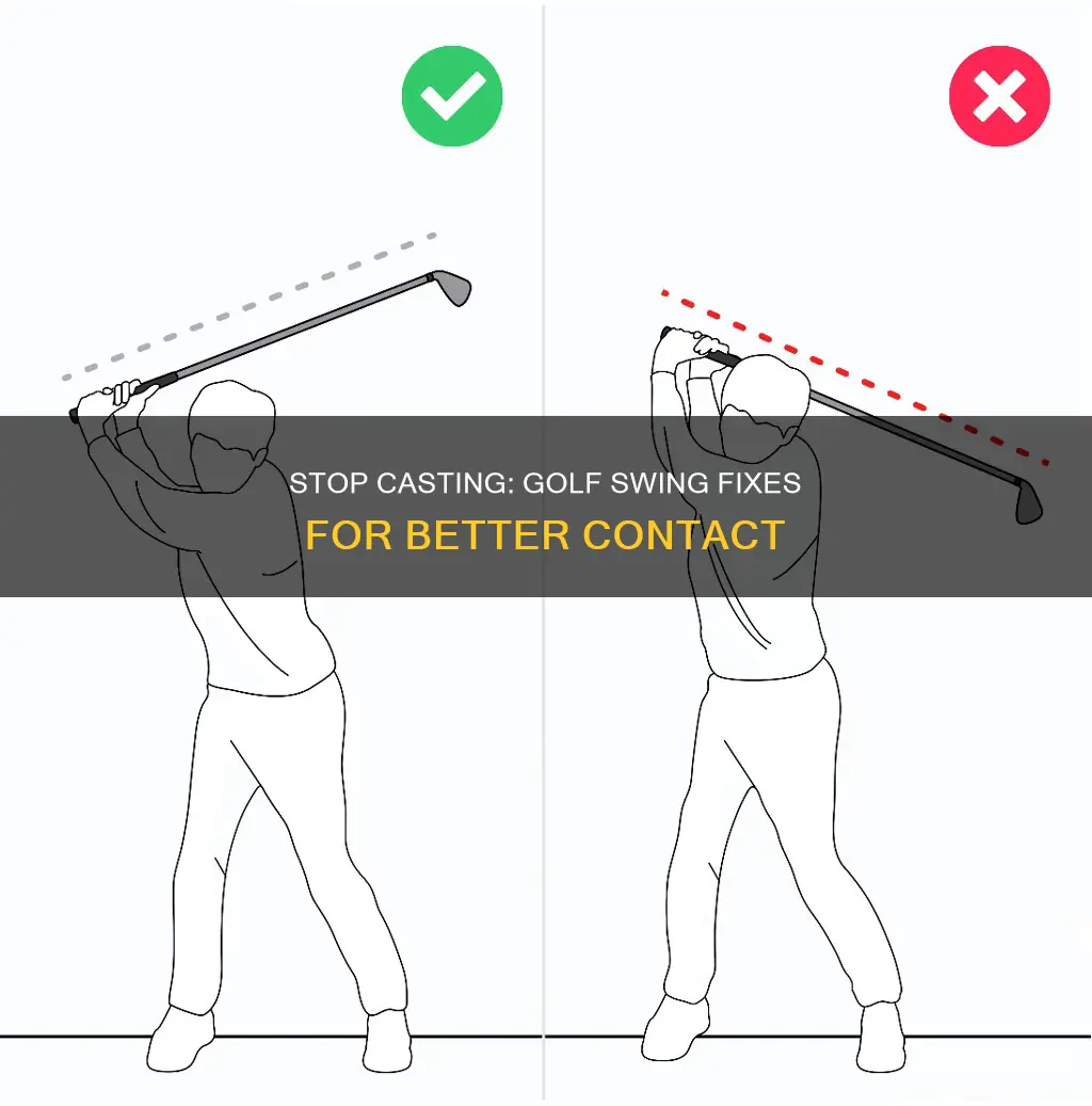 how to stop casting in golf
