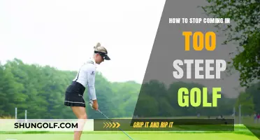 Master Your Golf Approach: Avoid Steep Descents and Improve Accuracy