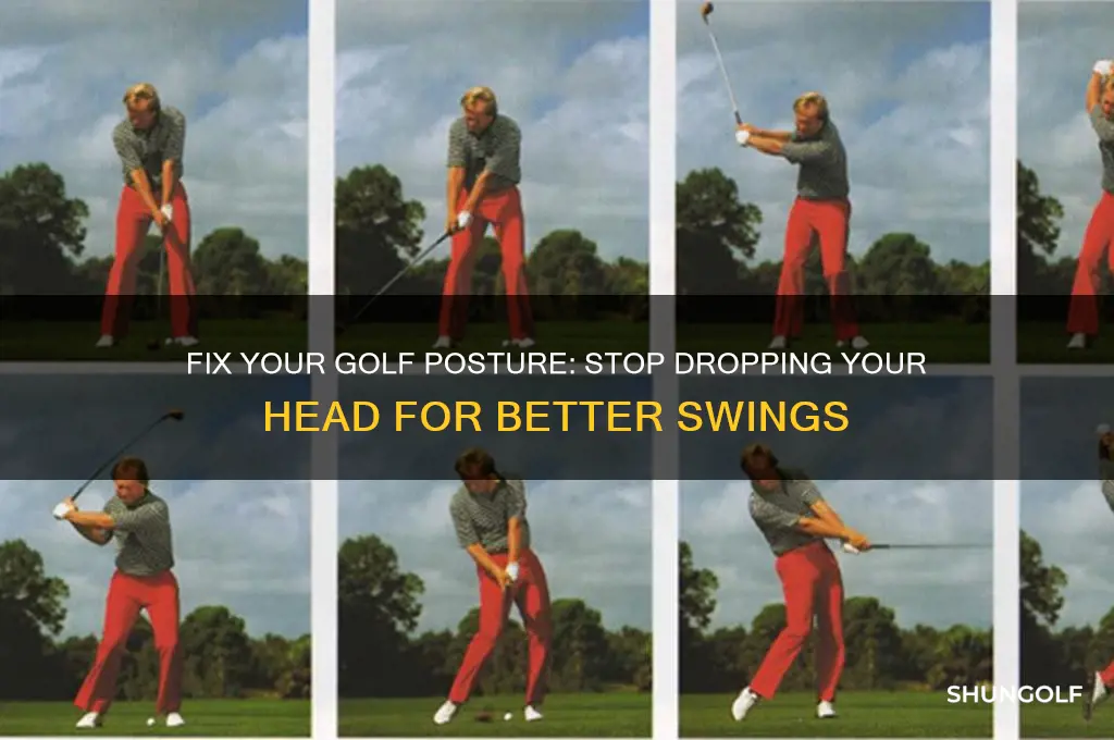 how to stop dropping your head in golf