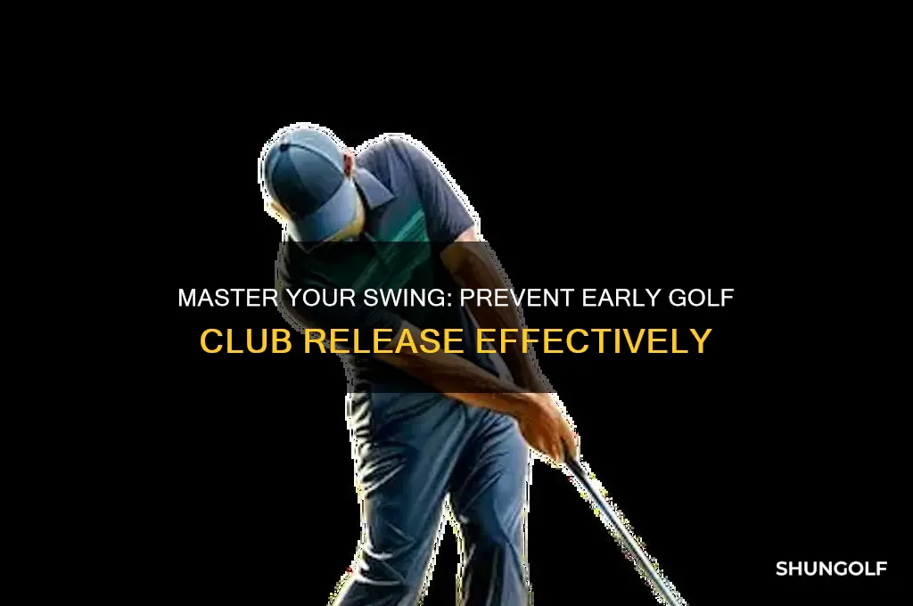 how to stop early release of golf club
