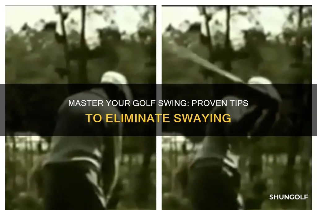 how to stop from swaying in golf