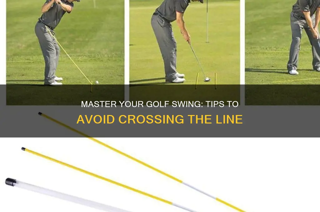 how to stop going across the line in golf
