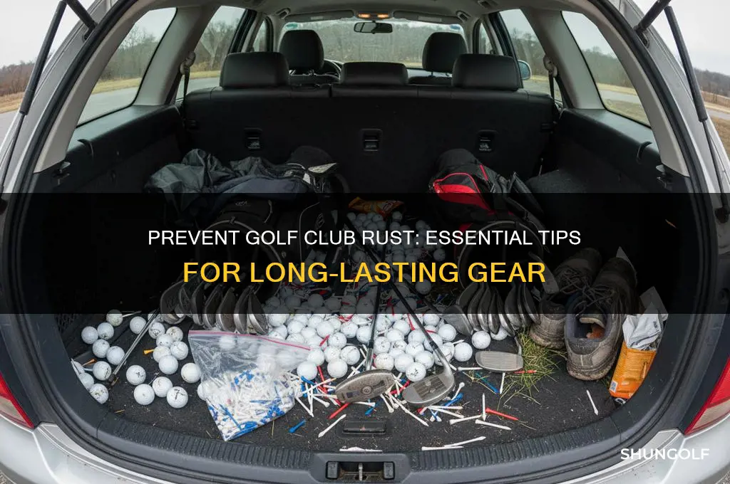 how to stop golf clubs from rusting