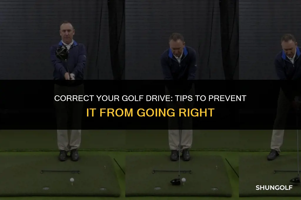 how to stop golf drive going right