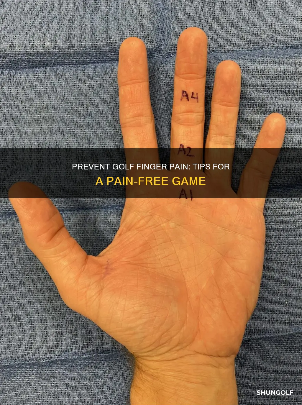 how to stop golf finger pain