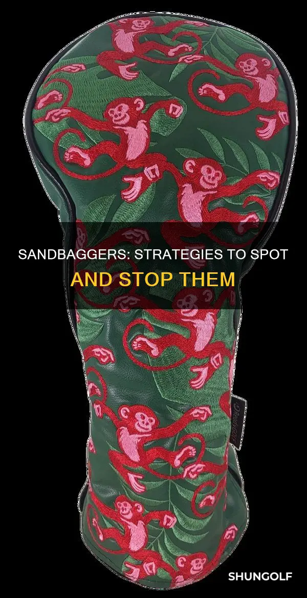 how to stop golf sandbaggers