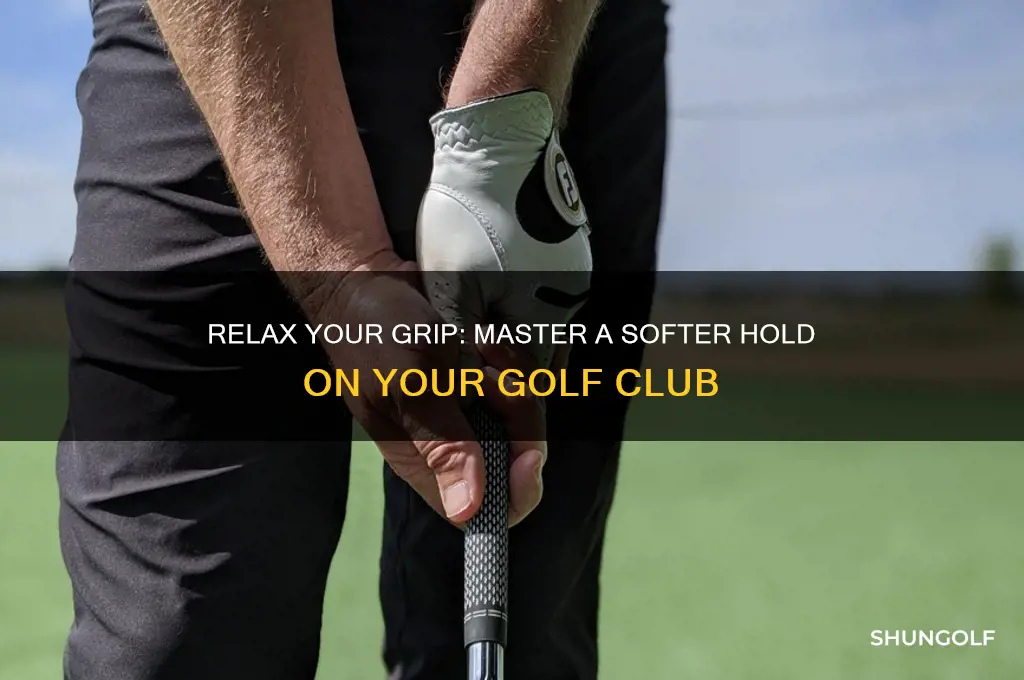 how to stop gripping golf club so tight