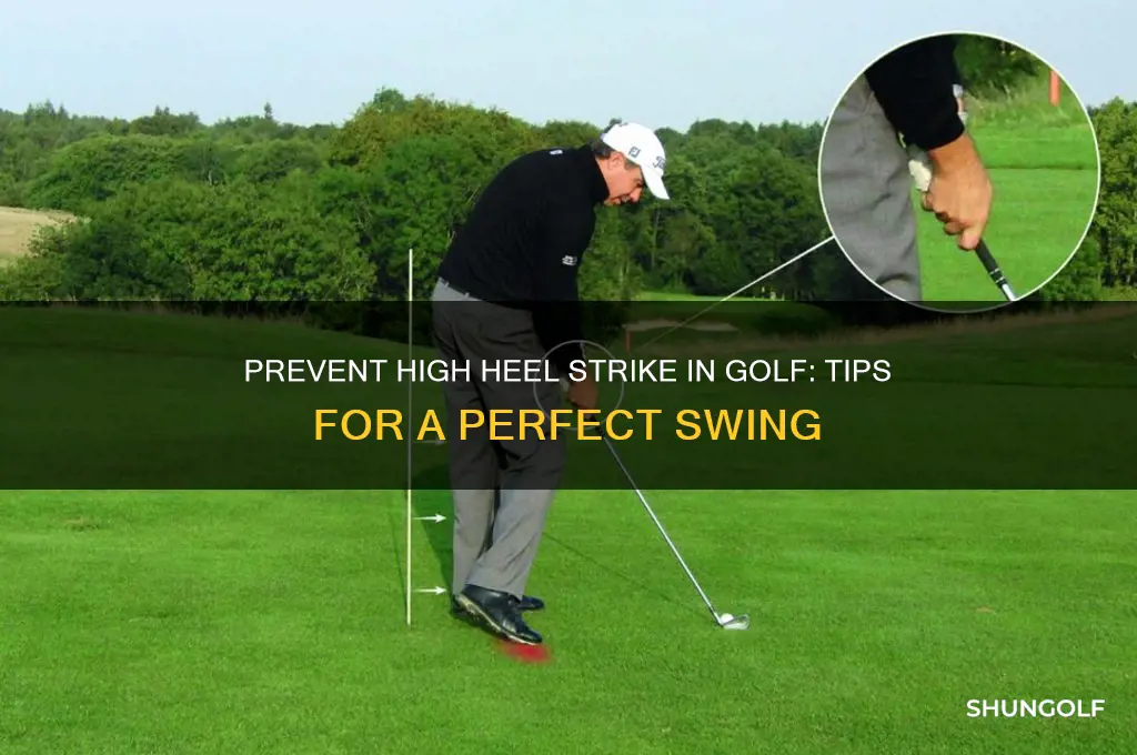 how to stop high heel strike golf