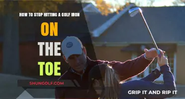 Master Your Golf Iron Shots: Avoid Toe Hits with These Tips